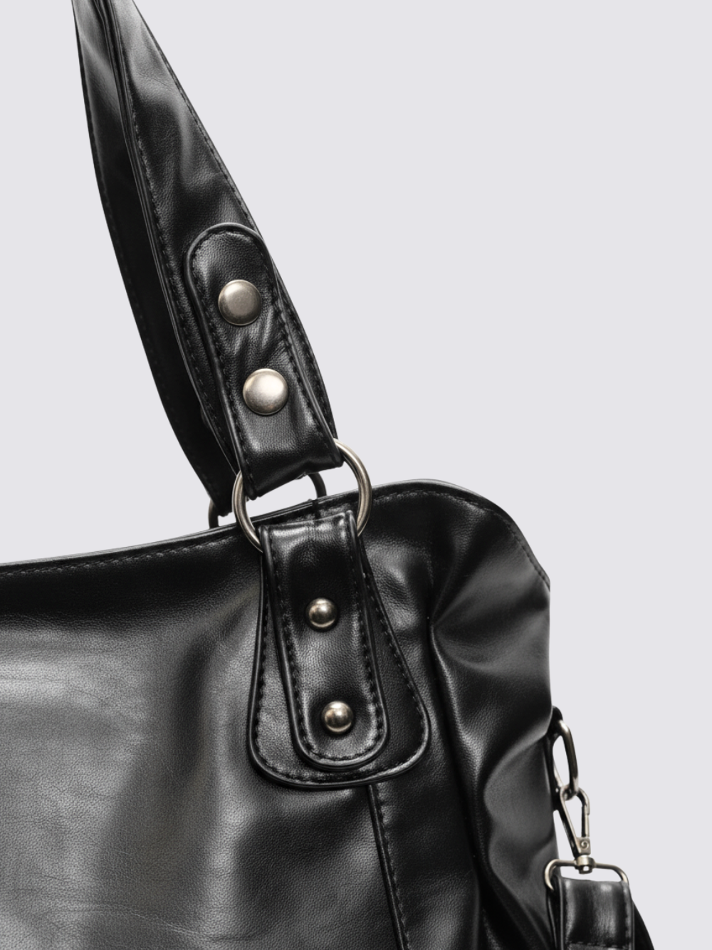 Angelina Leather Bag - Black