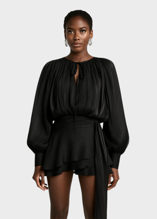 Short pleated dress