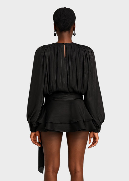 Short pleated dress