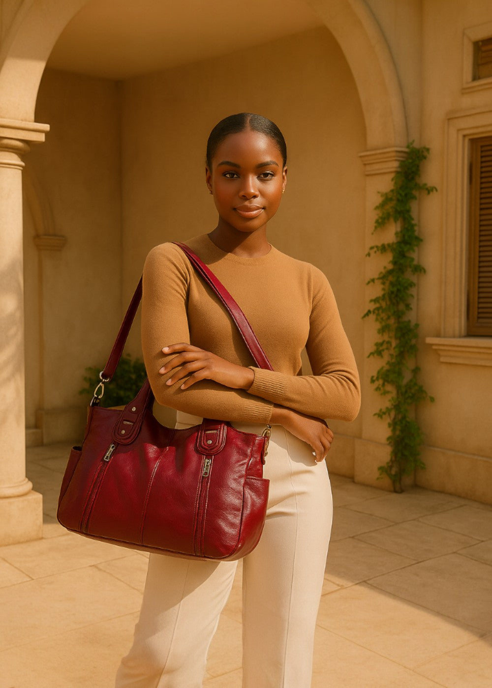 Ange leather bag