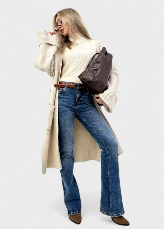 Dina - Leather tote bag