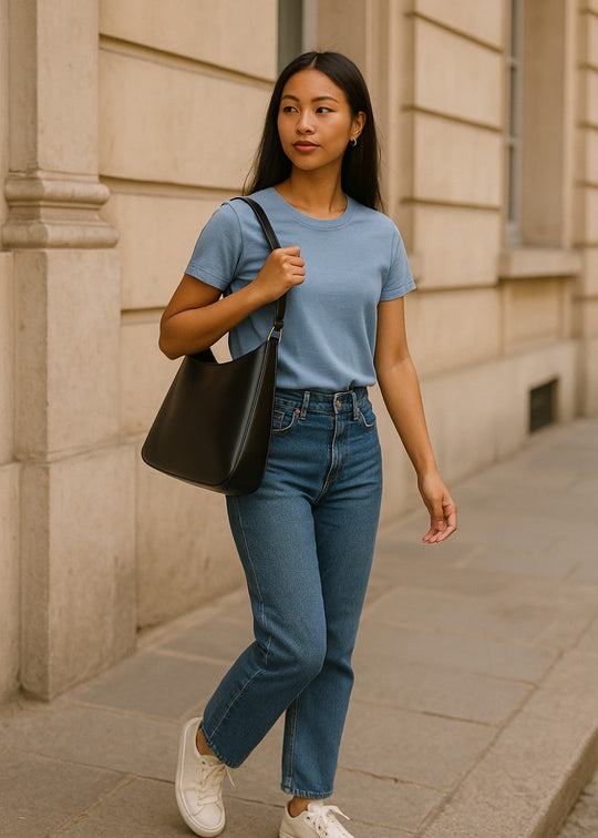 Julia leather bag + 1 free pouch