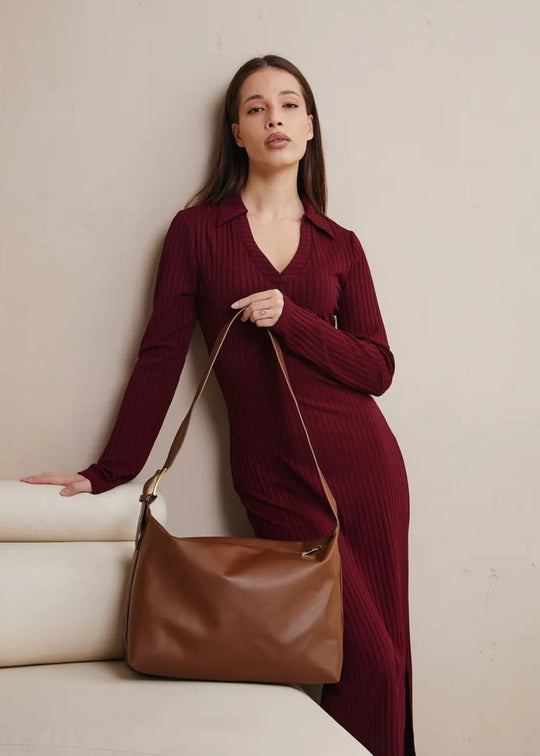 Julia leather bag + 1 free pouch