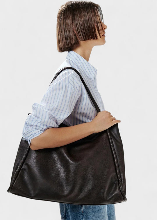 Dina - Leather tote bag