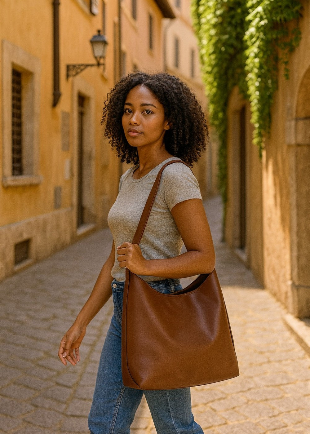 Julia leather bag + 1 free pouch