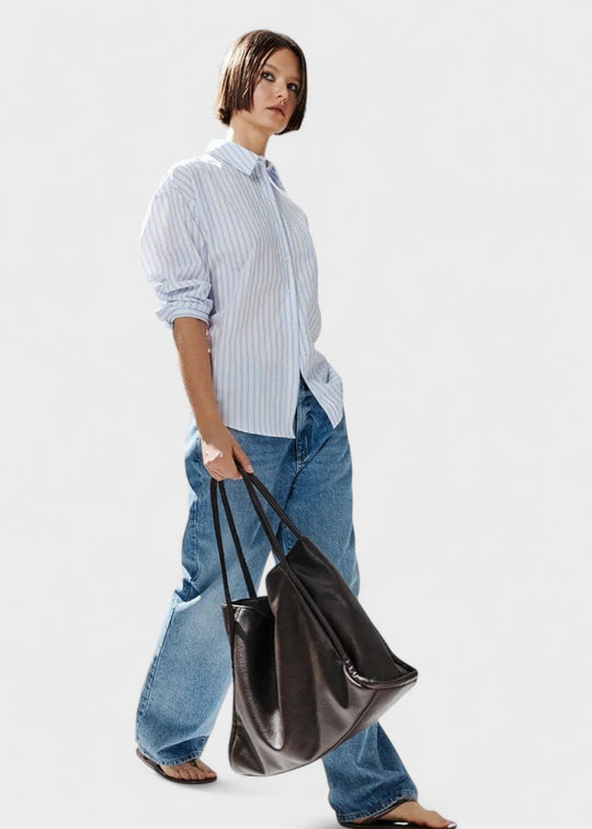 Dina - Leather tote bag