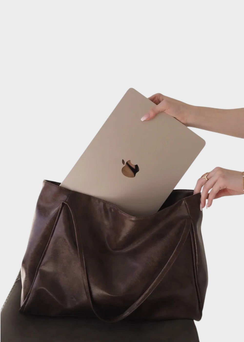 Dina - Leather tote bag