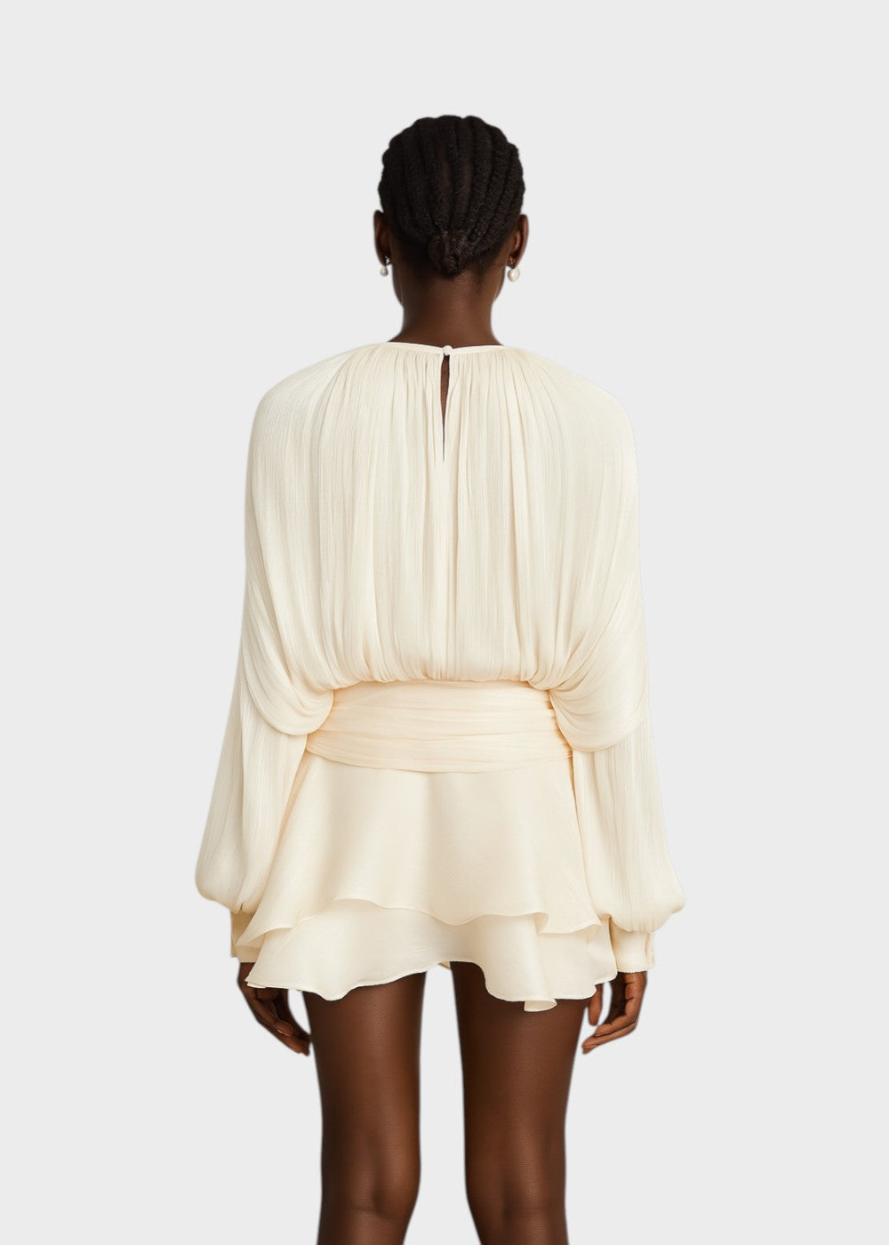 Short pleated dress