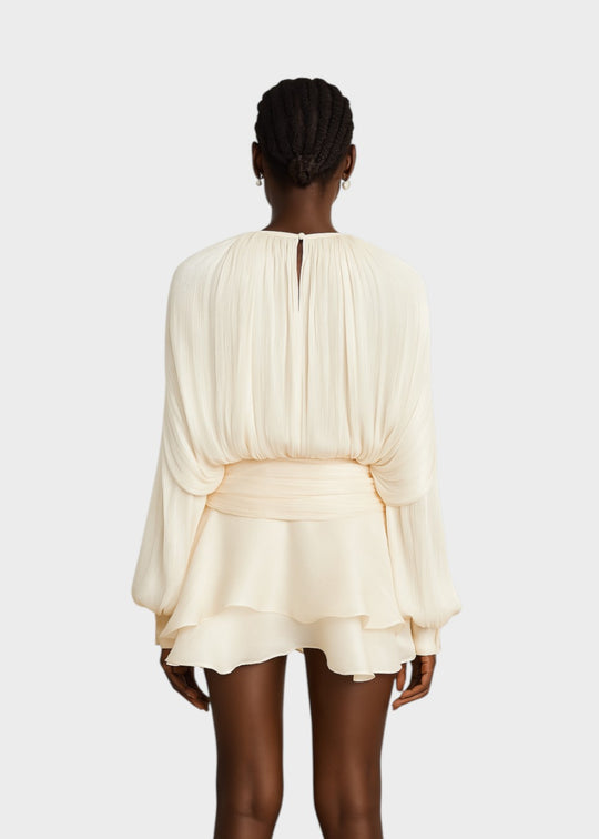 Short pleated dress