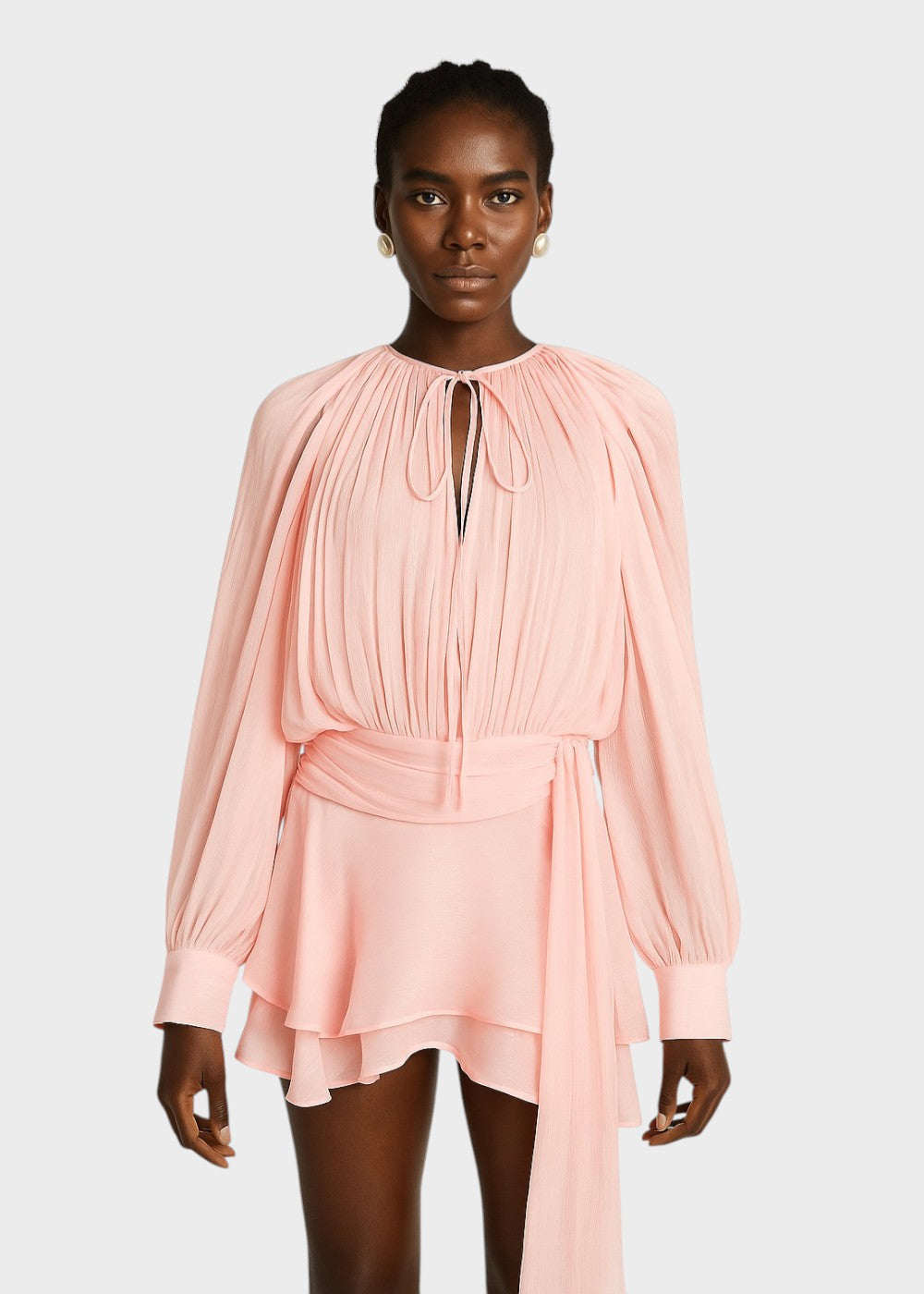 Short pleated dress
