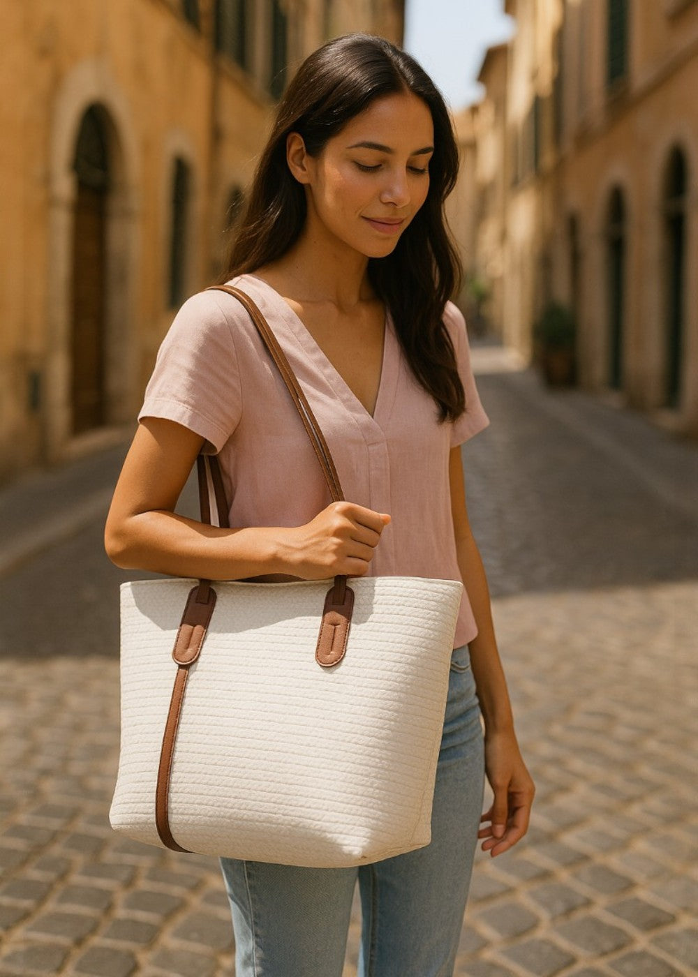 Vicky Weave Tote