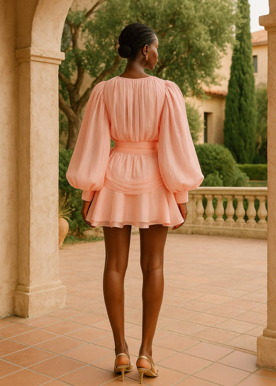 Short pleated dress